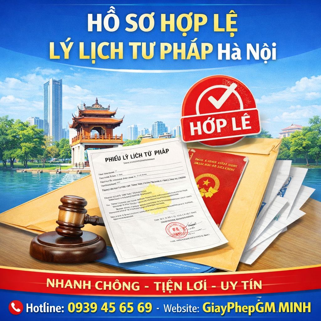 chi phí làm lý lịch tư pháp Hà Nội