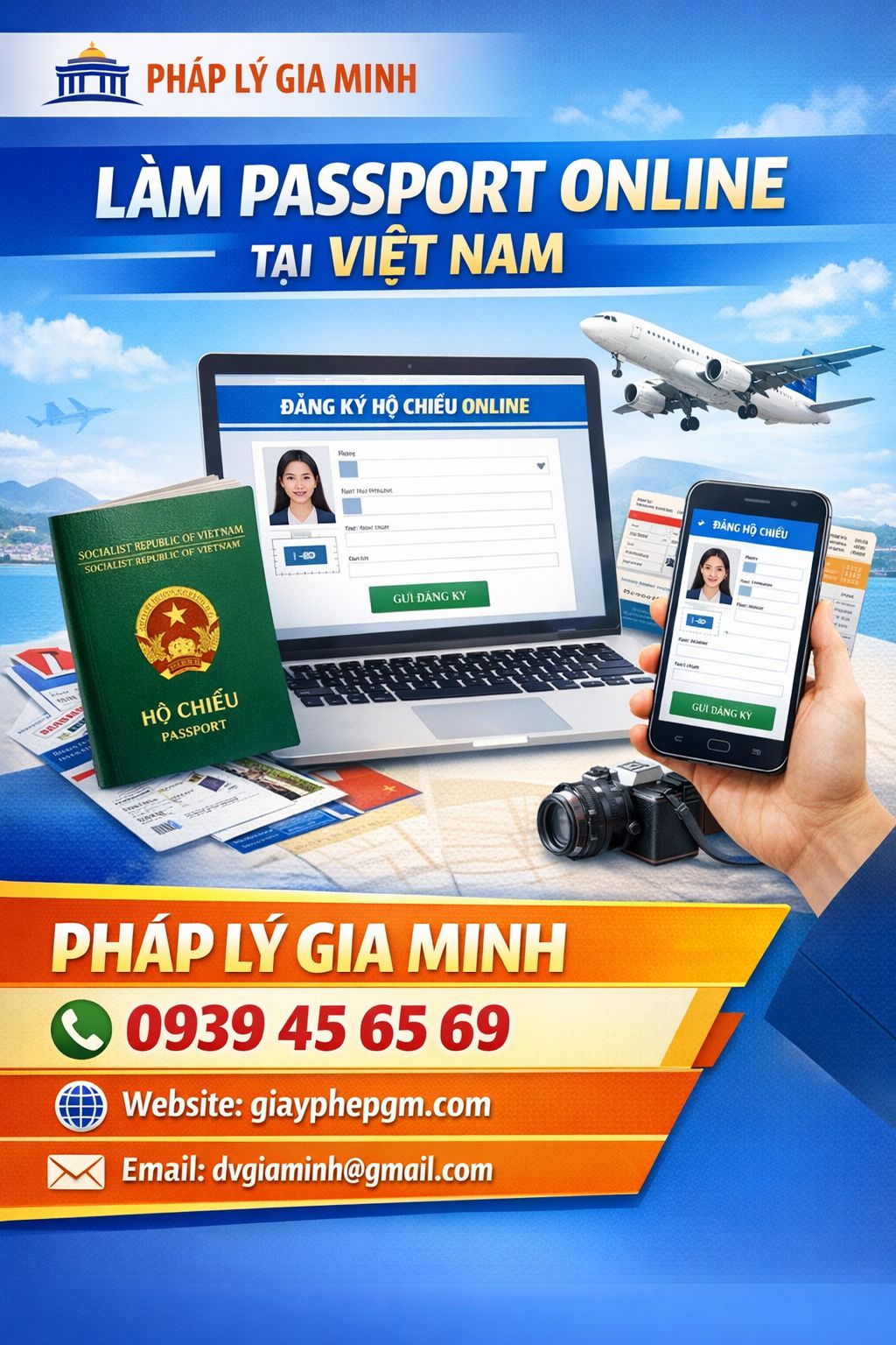 Địa chỉ làm hộ chiếu tại TPHCM hỗ trợ chụp hình lấy liền
