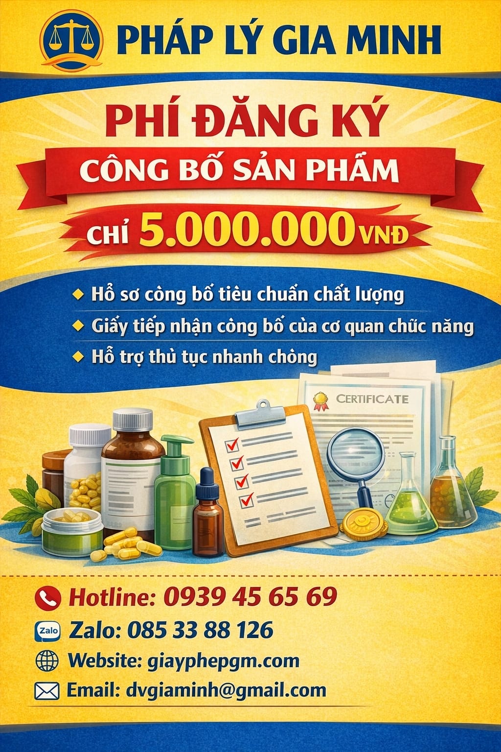 dịch vụ công bố tại hải phòng