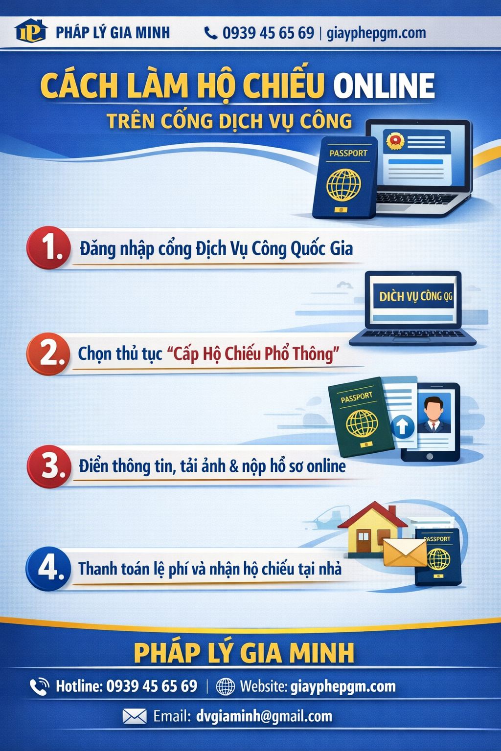 Dịch vụ làm hộ chiếu tại TPHCM không cần xếp hàng
