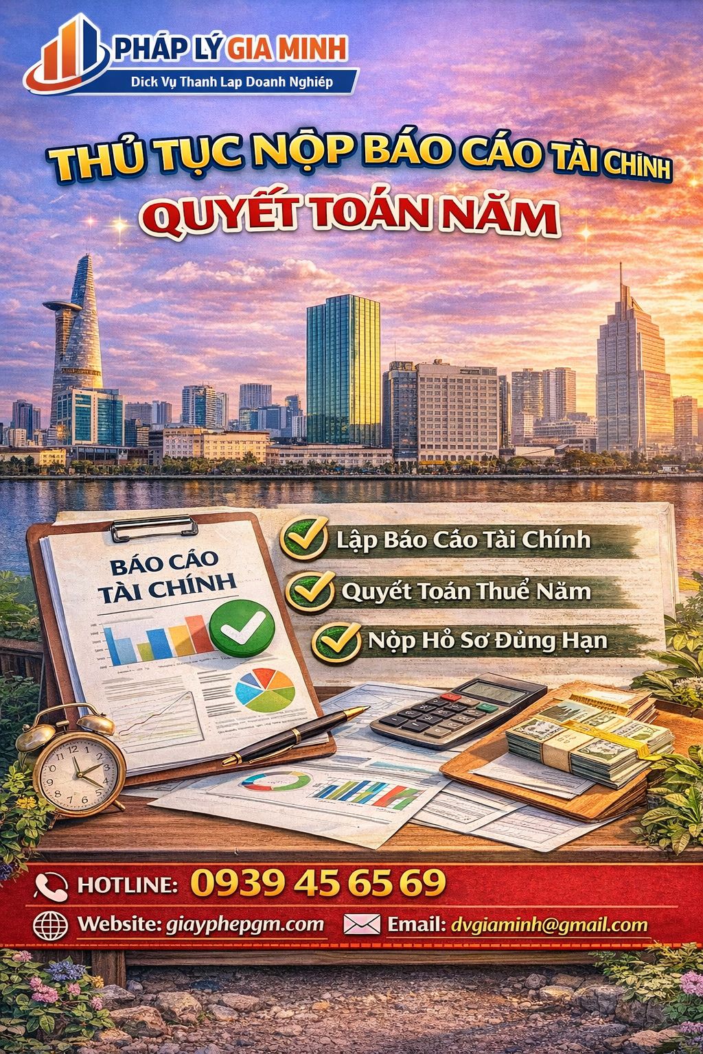 Dịch vụ lập báo cáo tài chính quyết toán thuế TPHCM	