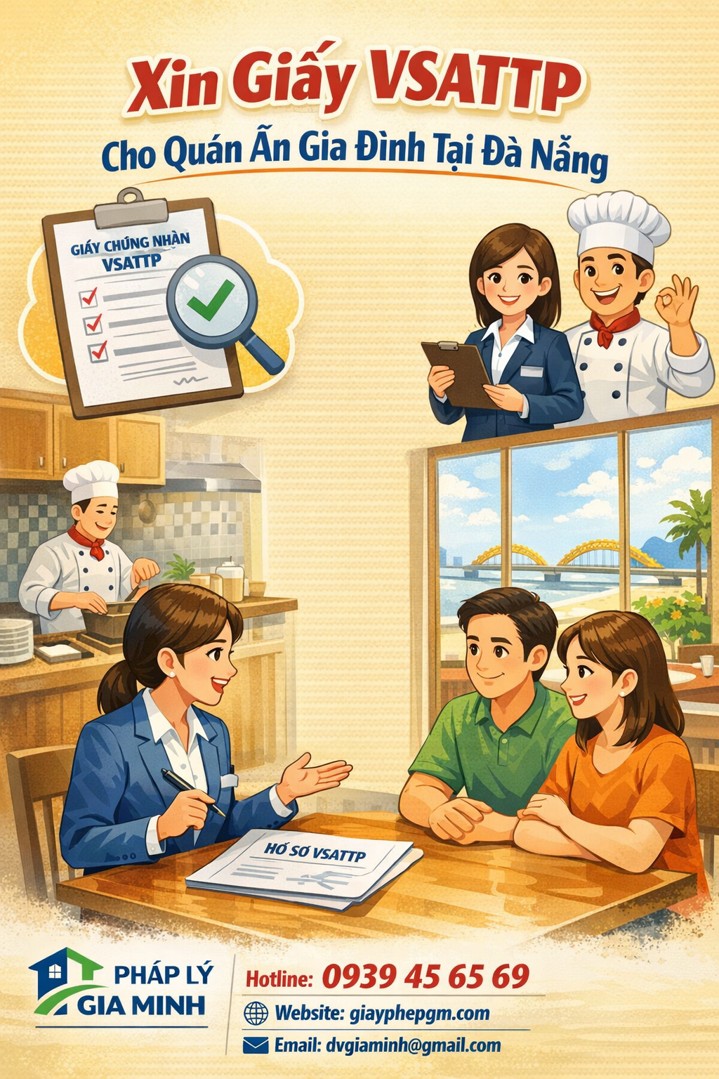 dịch vụ VSATTP Đà Nẵng

