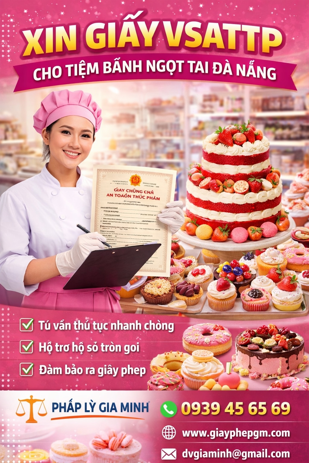 dịch vụ xin giấy VSATTP Đà Nẵng
