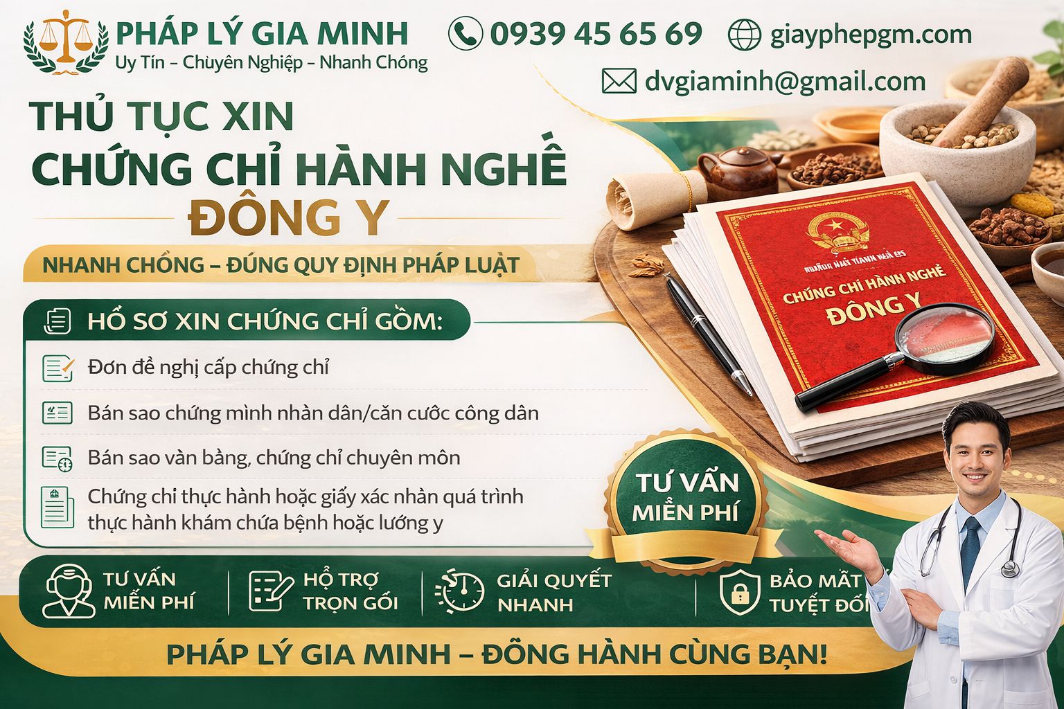 Điều kiện pháp lý mở phòng khám đông y