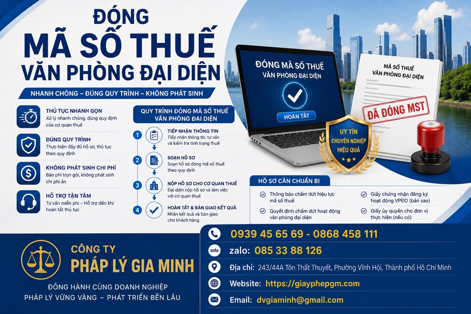 Giải Thể Văn Phòng Đại Diện Tại Hà Nội Nhanh Chóng – Đúng Quy Định 2026 17 Đóng mã số thuế văn phòng đại diện