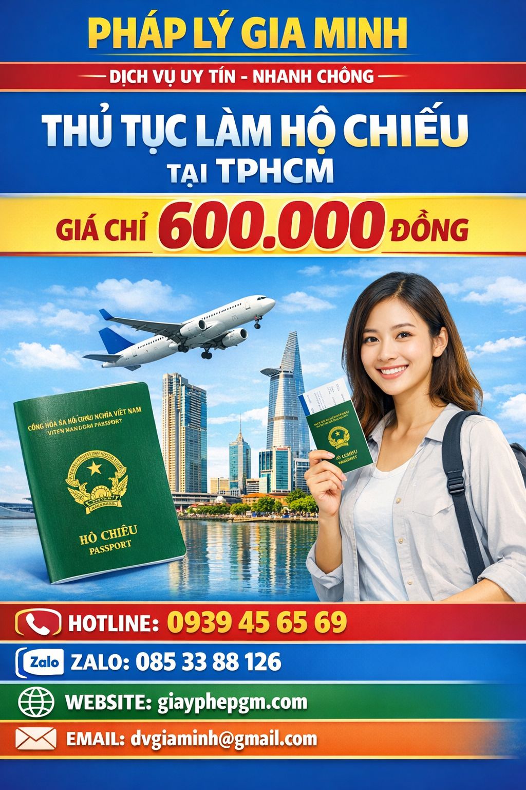 Làm hộ chiếu tại TPHCM online tiện lợi – Hướng dẫn nhanh, chuẩn quy định mới nhất 2 giá làm hộ chiếu nhanh tphcm