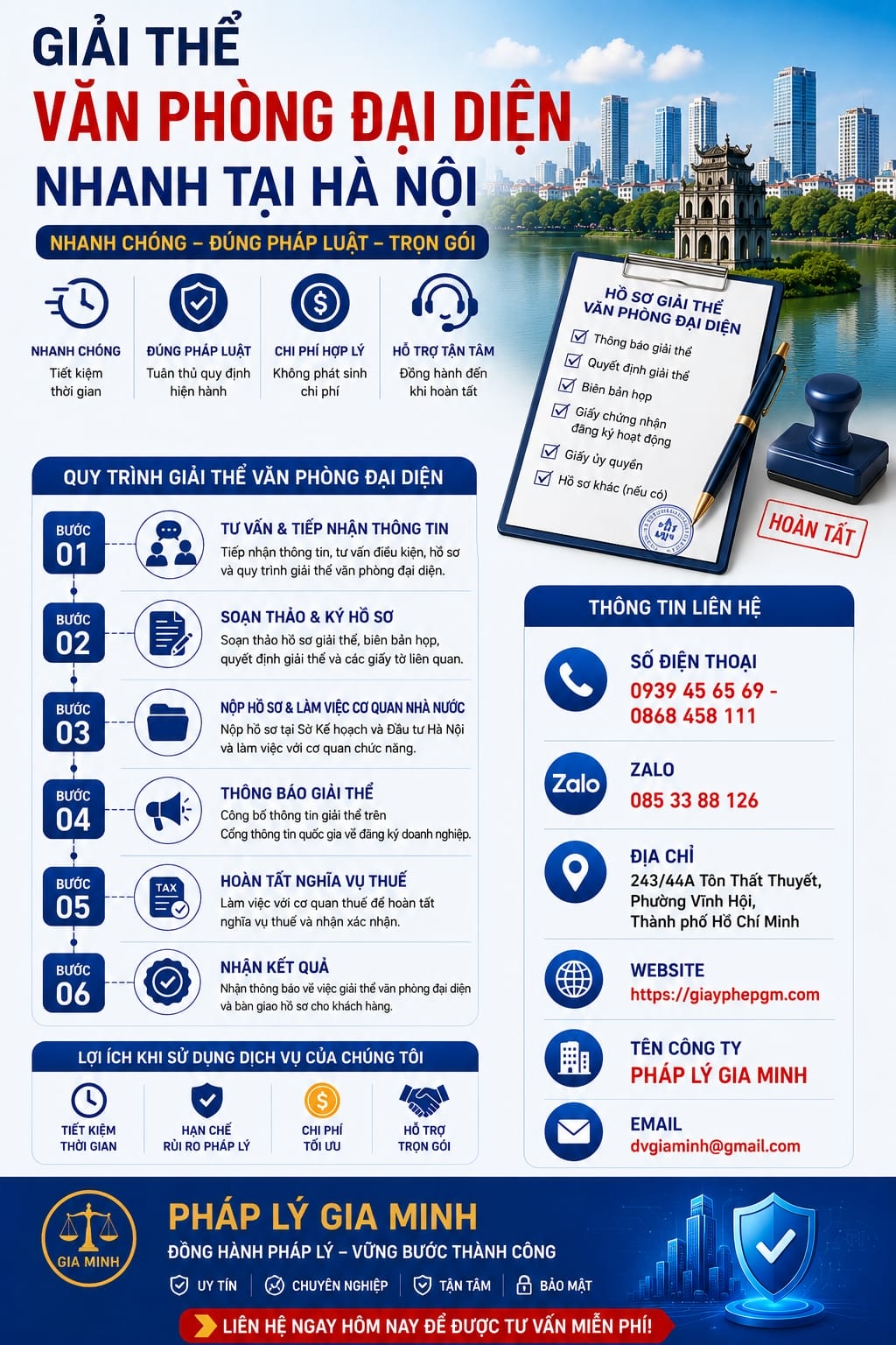 Giải Thể Văn Phòng Đại Diện Tại Hà Nội Nhanh Chóng – Đúng Quy Định 2026 16 Giải thể văn phòng đại diện nhanh tại Hà Nội