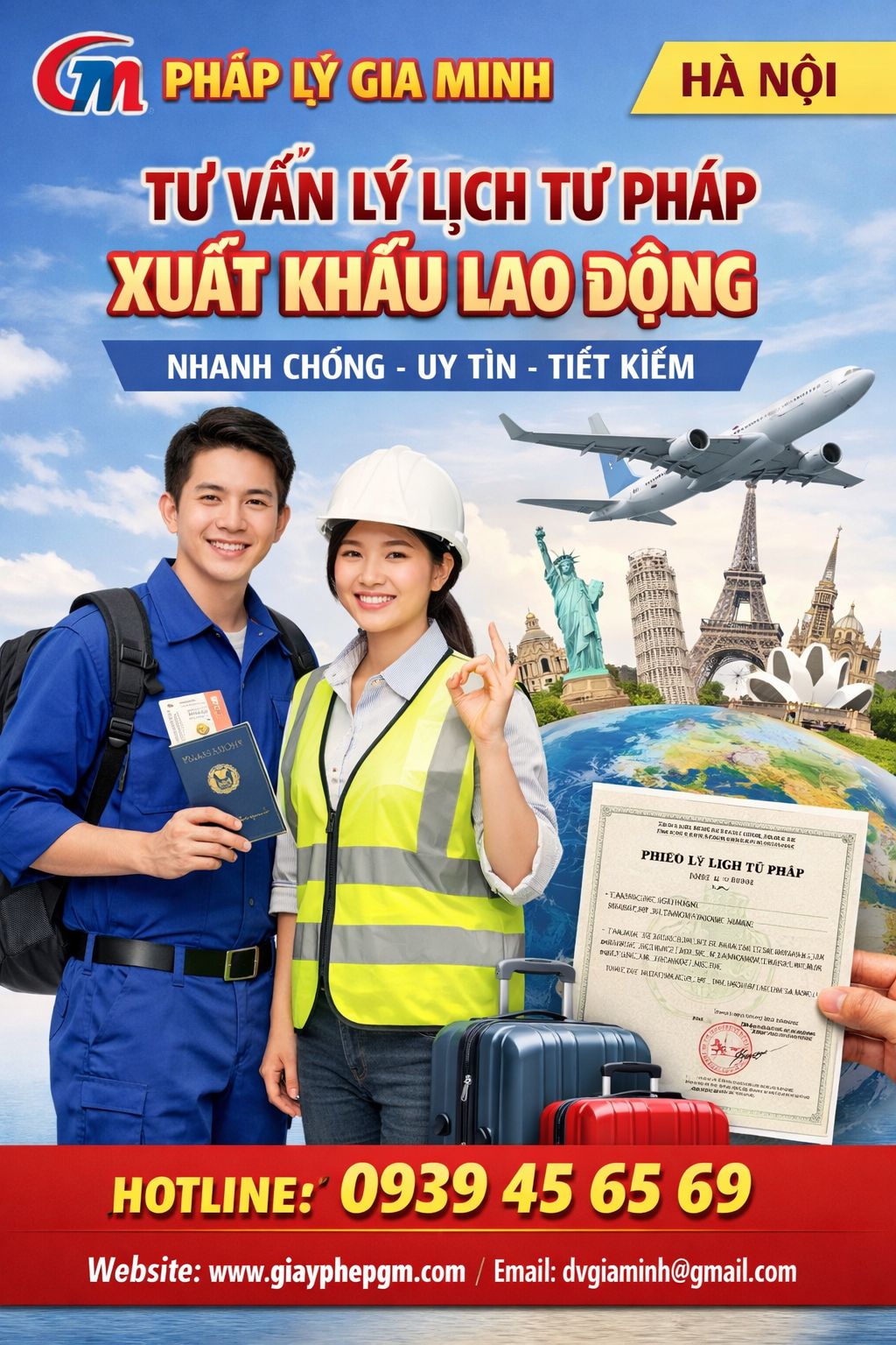 Hồ sơ xin lý lịch tư pháp tại Hà Nội