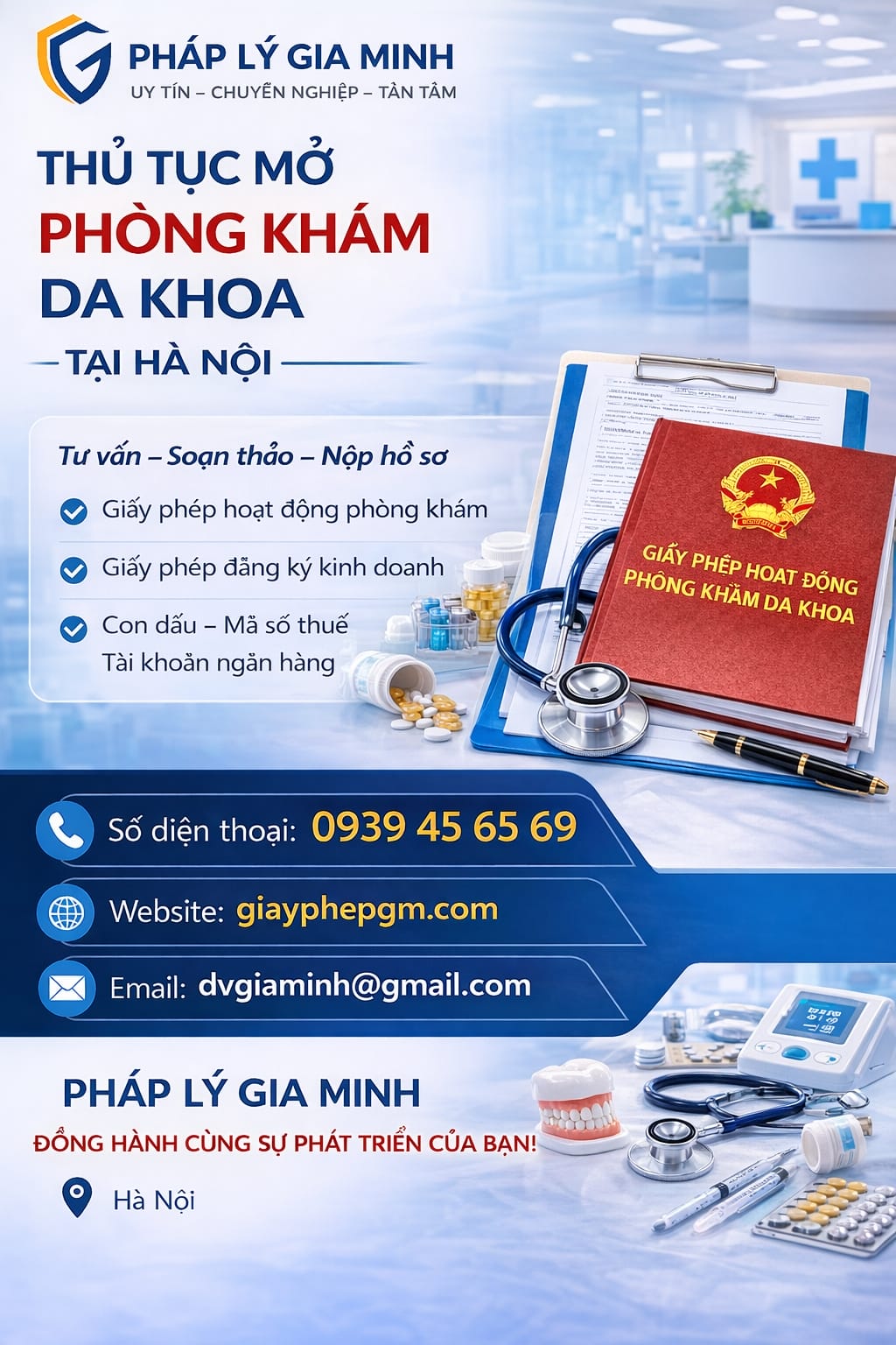 hồ sơ mở phòng khám nhi hà nội