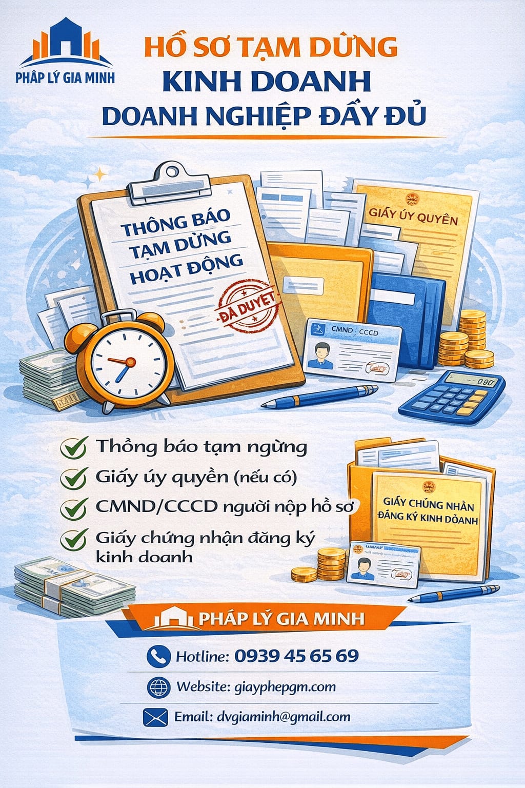 hồ sơ tạm ngừng kinh doanh doanh nghiệp