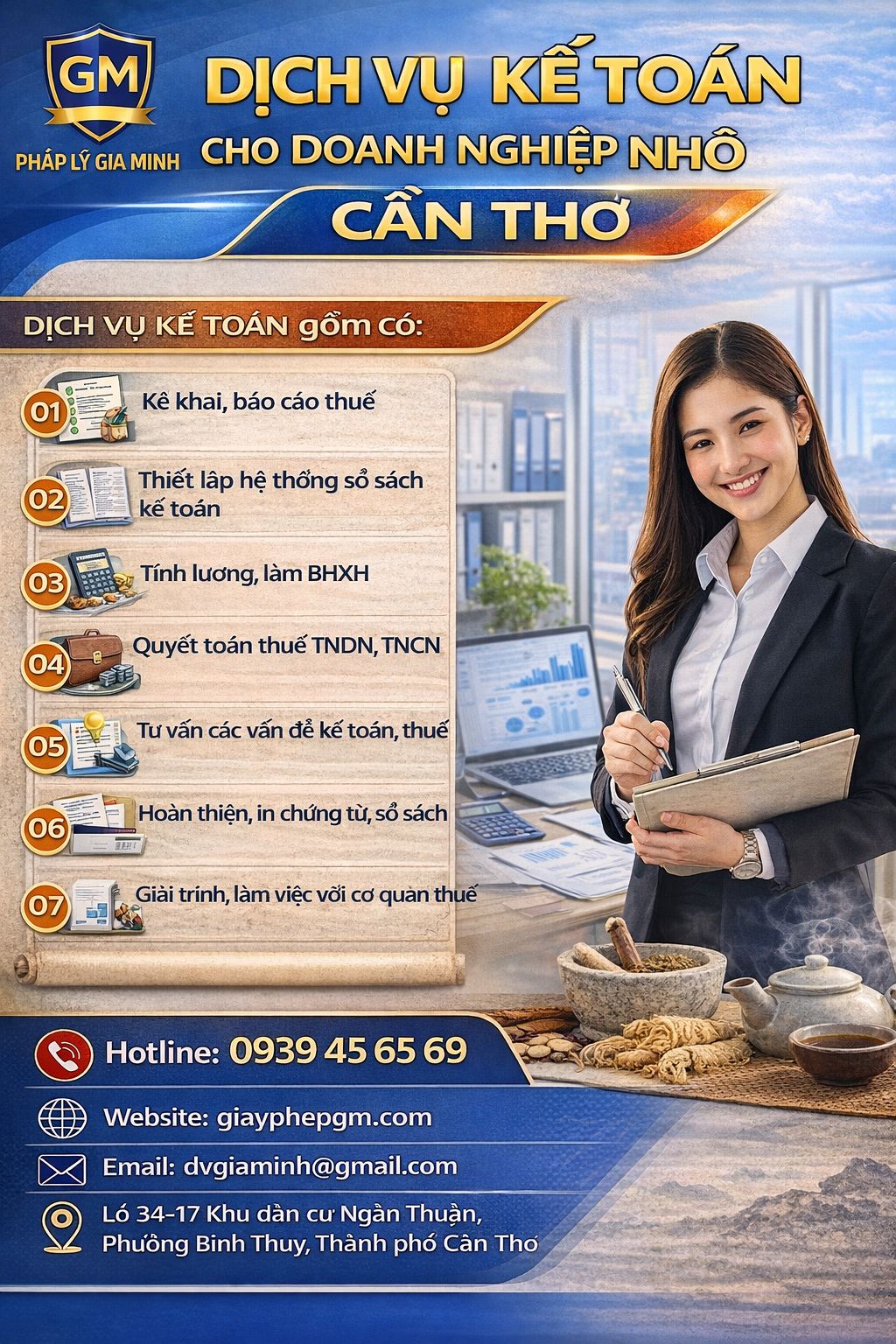 Kế toán doanh nghiệp quận Ninh Kiều – Giải pháp tối ưu chi phí