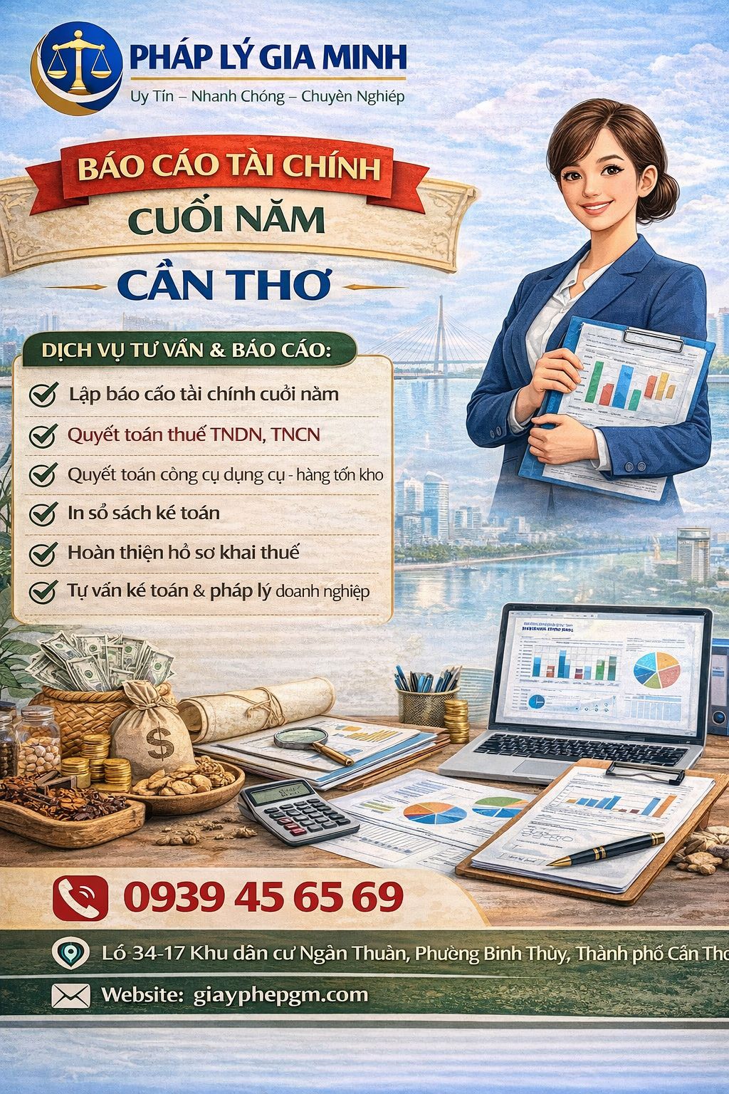 Kế toán doanh nghiệp uy tín tại Cần Thơ – Giải pháp tài chính an toàn cho doanh nghiệp