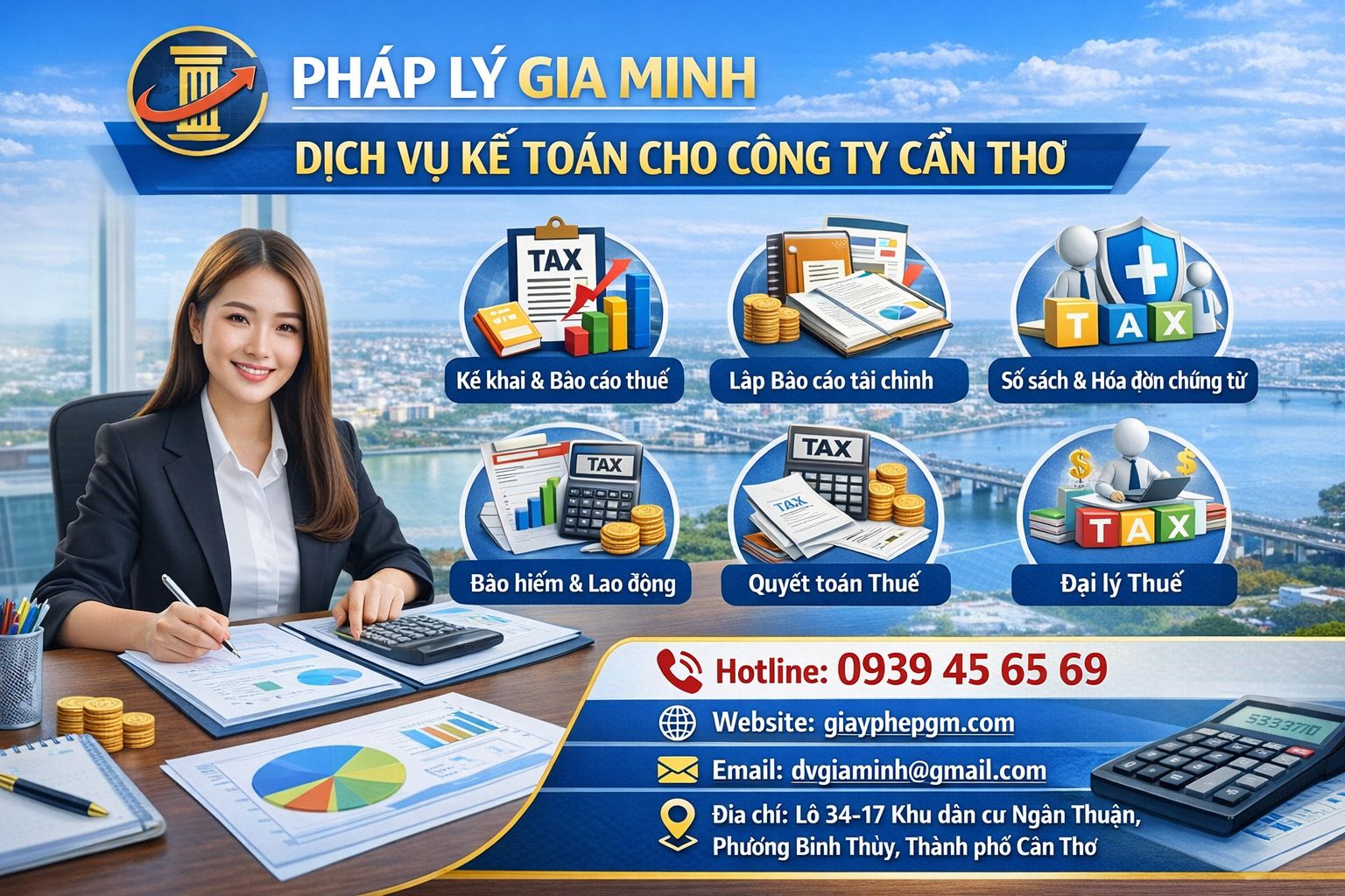 Dịch vụ báo cáo thuế tại Cần Thơ – Giải pháp kế toán chuyên nghiệp theo chuẩn doanh nghiệp TP.HCM