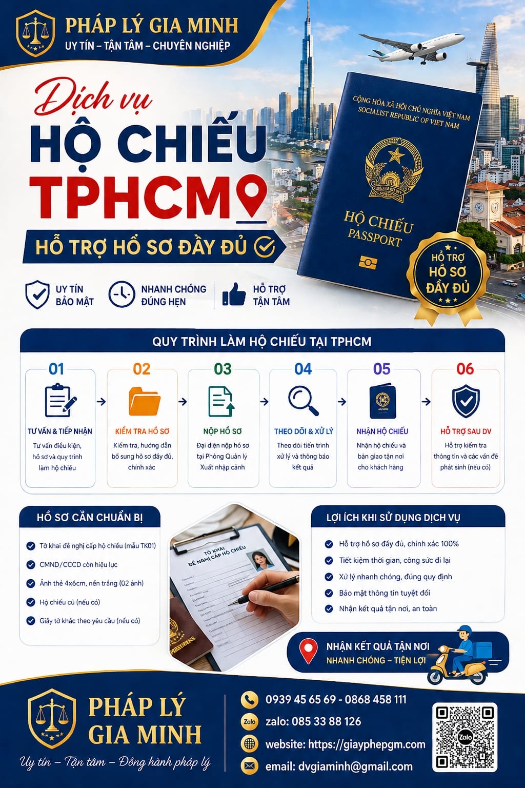 Dịch vụ làm hộ chiếu tại TPHCM không cần xếp hàng 11 Làm hộ chiếu TPHCM không mất thời gian