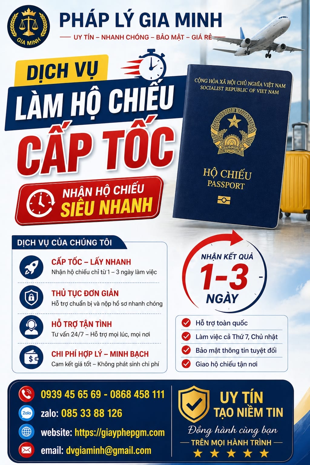 Dịch vụ làm hộ chiếu khẩn tại TPHCM trong 1 đến 3 ngày 13 Làm passport nhanh tại TPHCM