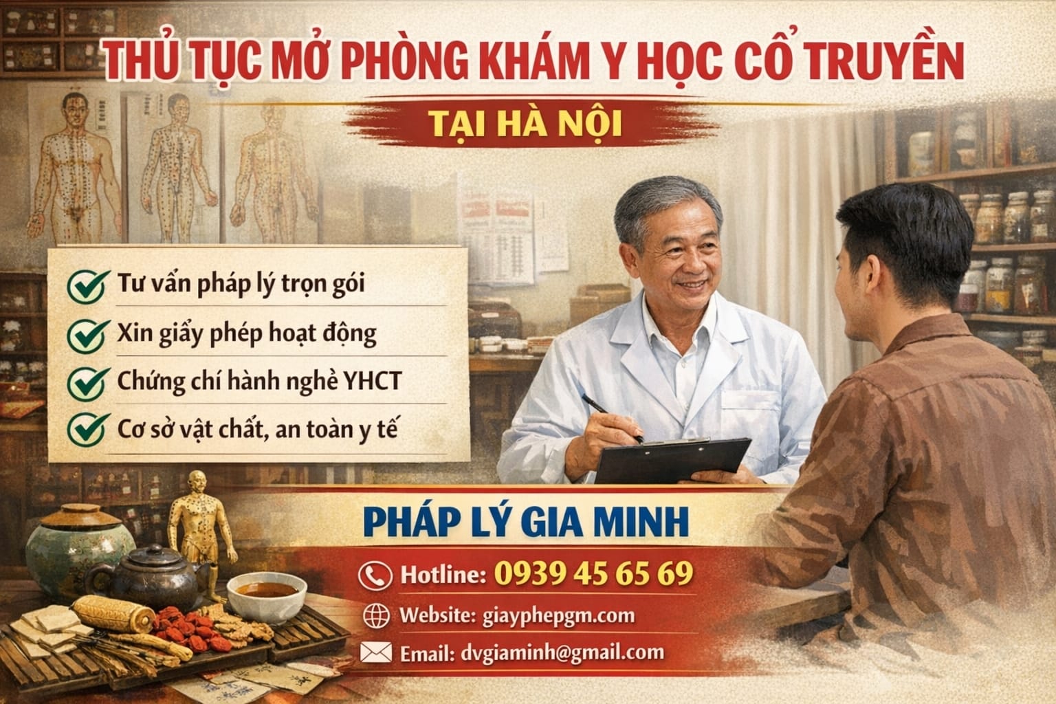 Mở hộ kinh doanh phòng khám Đông y tại Lâm Đồng – Chiến lược pháp lý & vận hành hiệu quả 2026
