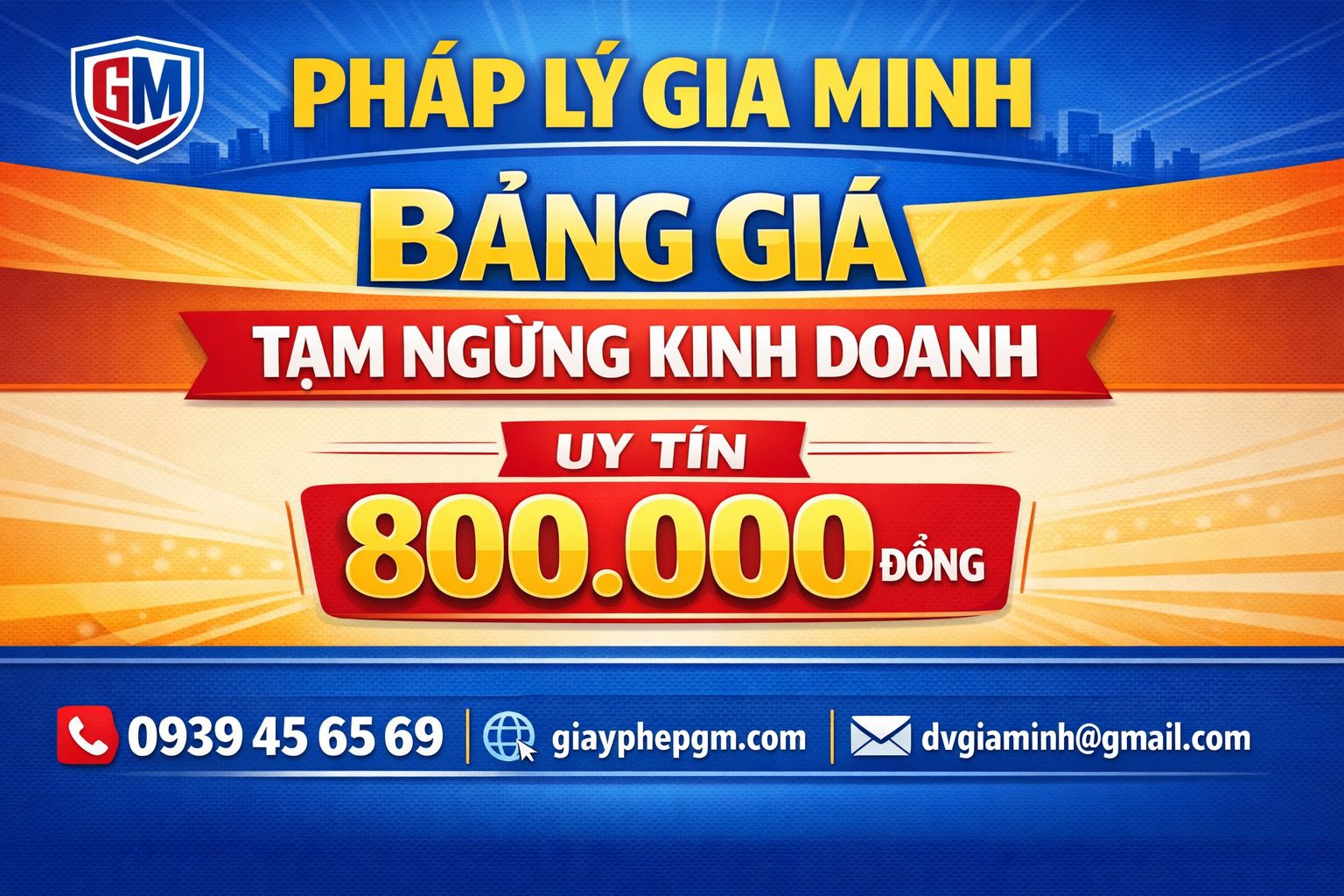Dịch vụ tạm ngừng kinh doanh