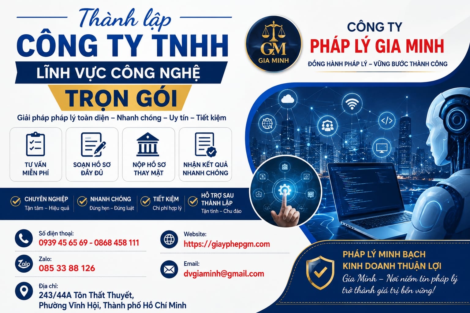 Thành Lập Công Ty TNHH Lĩnh Vực Công Nghệ Nhanh – Đúng Quy Định 2026 16 Thành lập công ty TNHH công nghệ tại Việt Nam