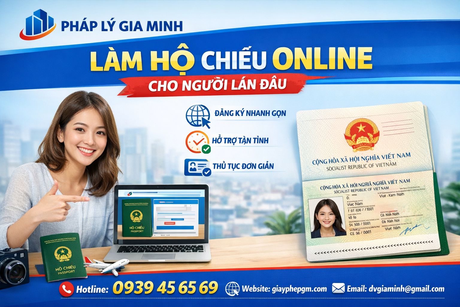 Thủ tục làm hộ chiếu tại TPHCM nhanh chóng và uy tín
