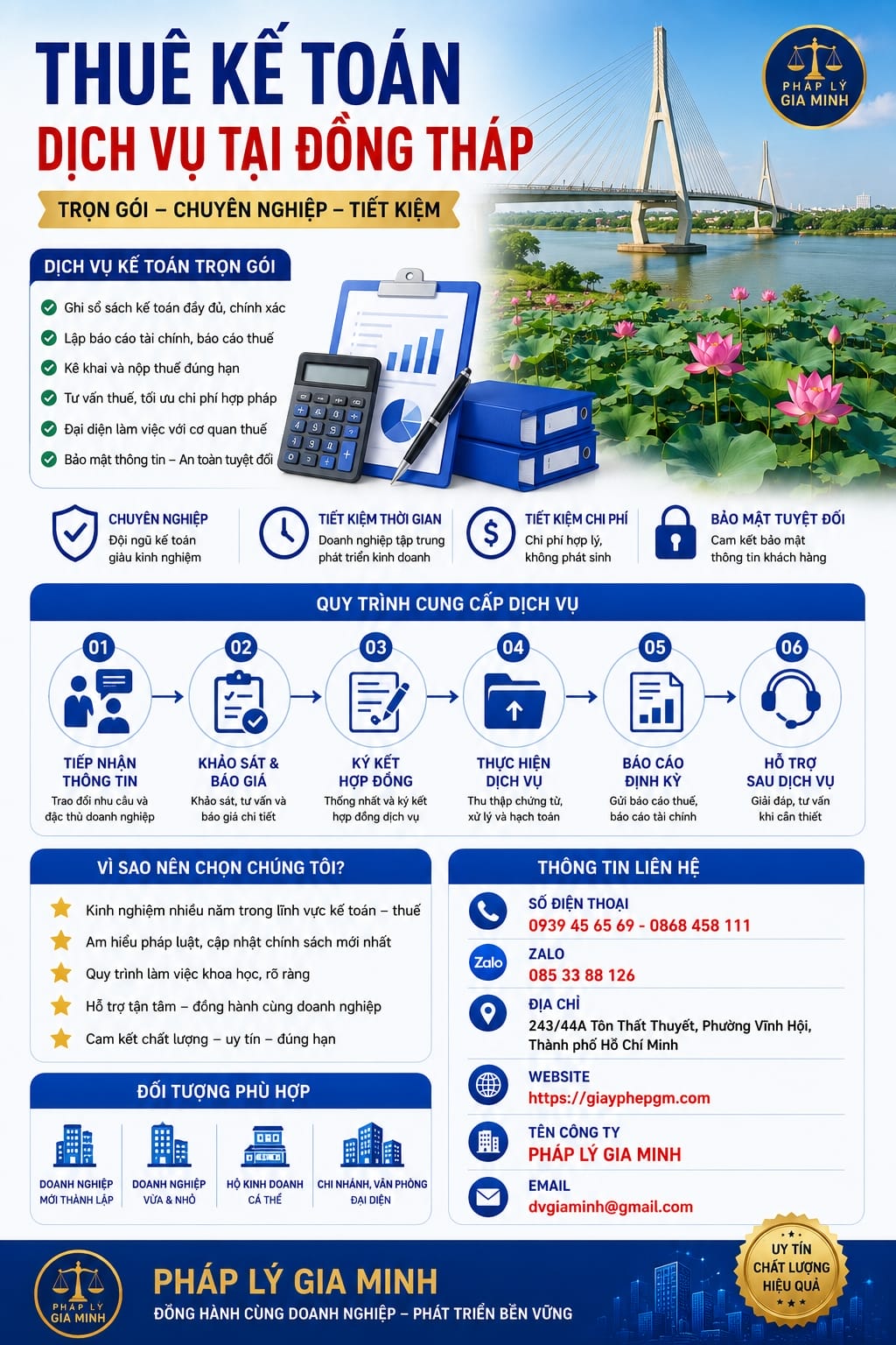 Thuê kế toán ngoài tại Đồng Tháp
