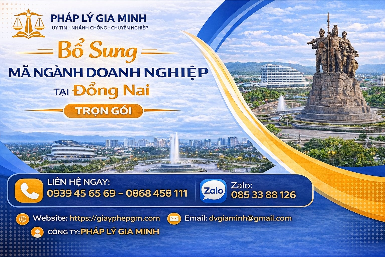 Bổ sung mã ngành doanh nghiệp tại Đồng Nai trọn gói – Giải pháp nhanh chóng, chuẩn pháp lý cho doanh nghiệp