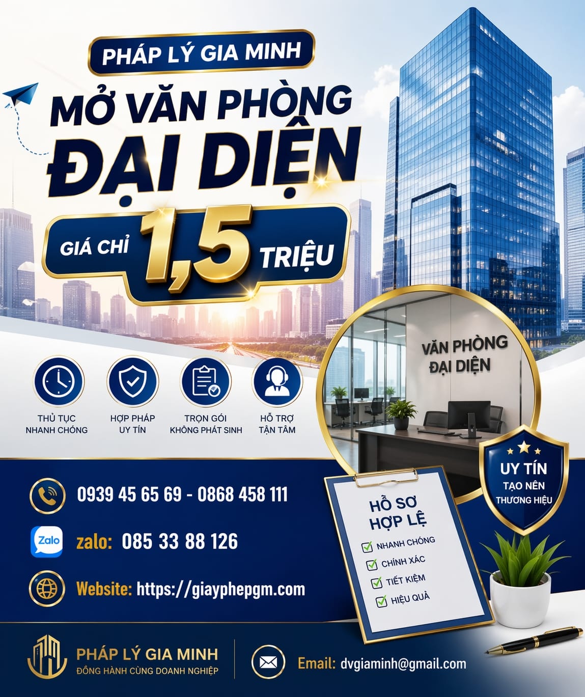 Chi phí mở văn phòng đại diện tại An Giang mới nhất
