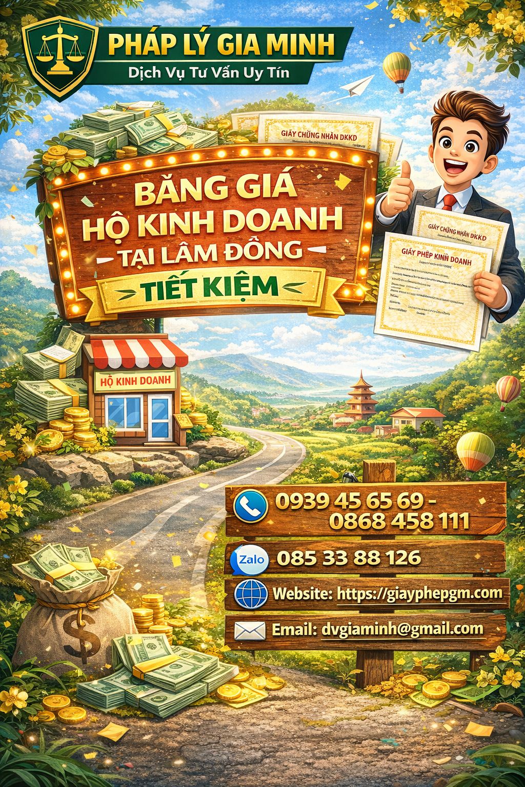 Chi phí thuê dịch vụ hộ kinh doanh tại Di Linh là bao nhiêu