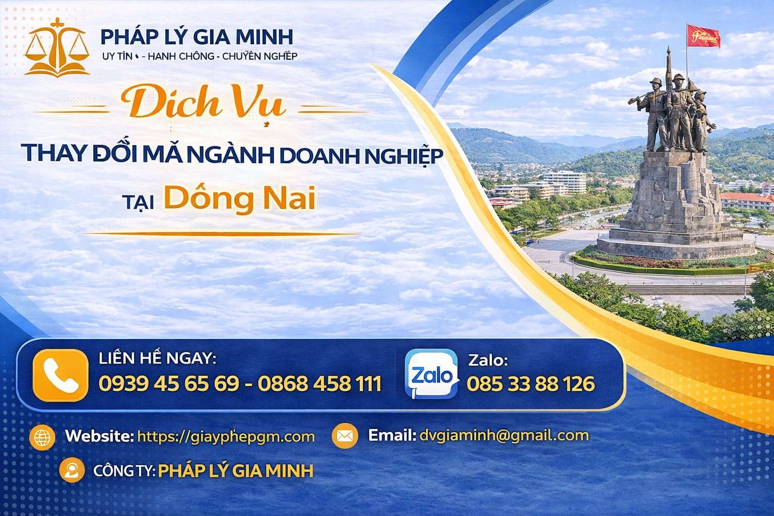 Dịch vụ thay đổi mã ngành doanh nghiệp tại Đồng Nai