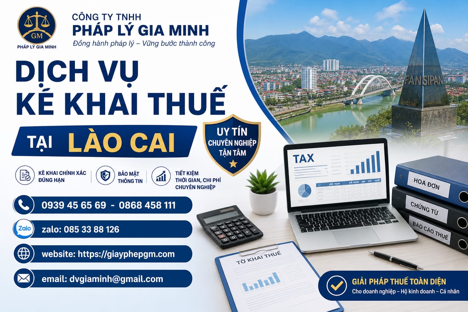 Dịch vụ thuế trọn gói tại Lào Cai
