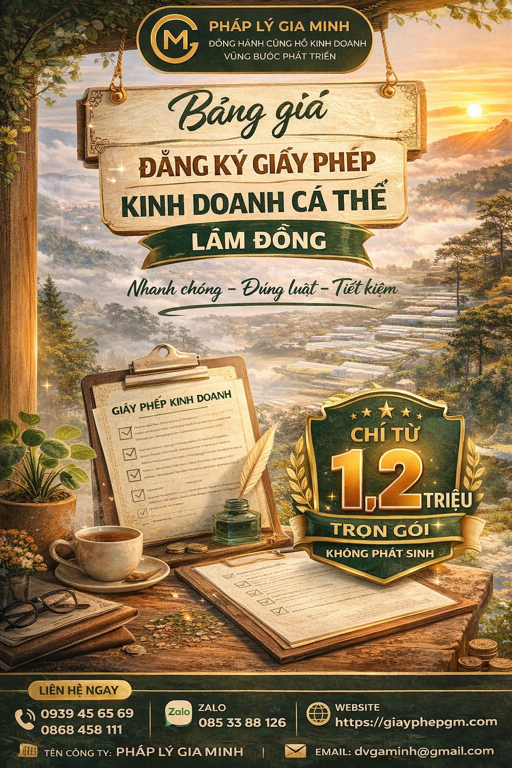 Dịch vụ xin giấy phép hộ kinh doanh tại Đà Lạt uy tín