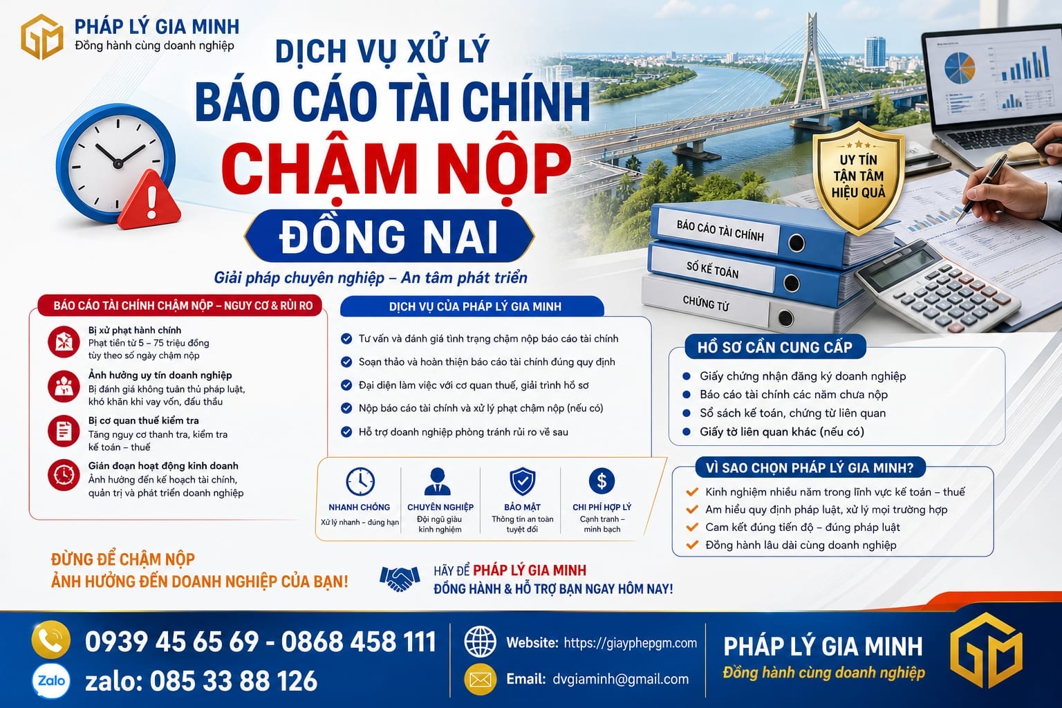 Dịch vụ xử lý báo cáo tài chính chậm nộp Đồng Nai