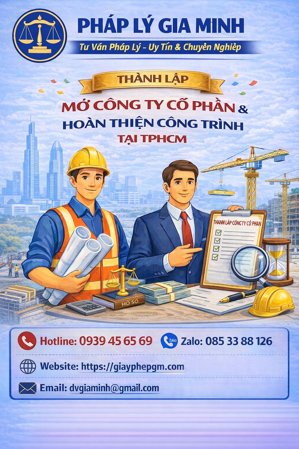 Điều kiện cần biết trước khi mở công ty xây dựng TPHCM