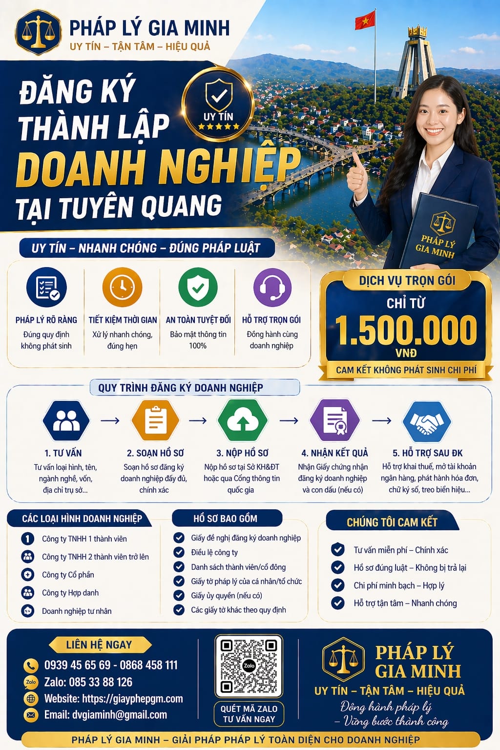Điều kiện mở doanh nghiệp Tuyên Quang