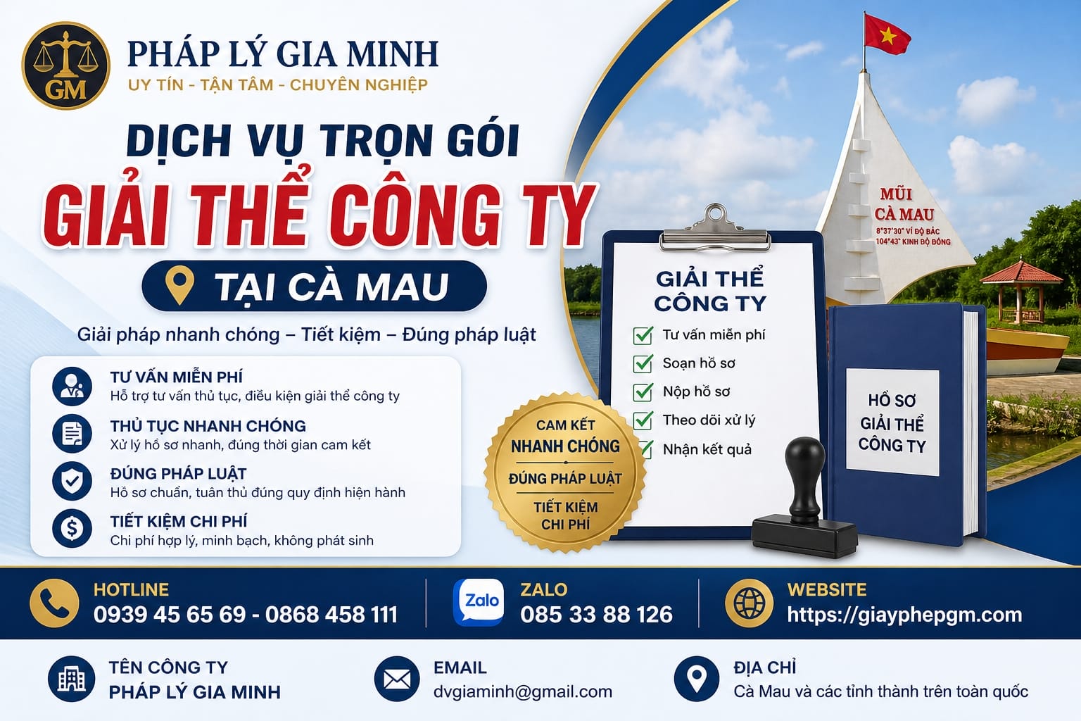 Giải thể công ty bỏ địa chỉ kinh doanh ở Cà Mau – Quy trình đúng luật, tránh rủi ro pháp lý 16 Giải thể doanh nghiệp bỏ địa chỉ kinh doanh tại Cà Mau trọn gói
