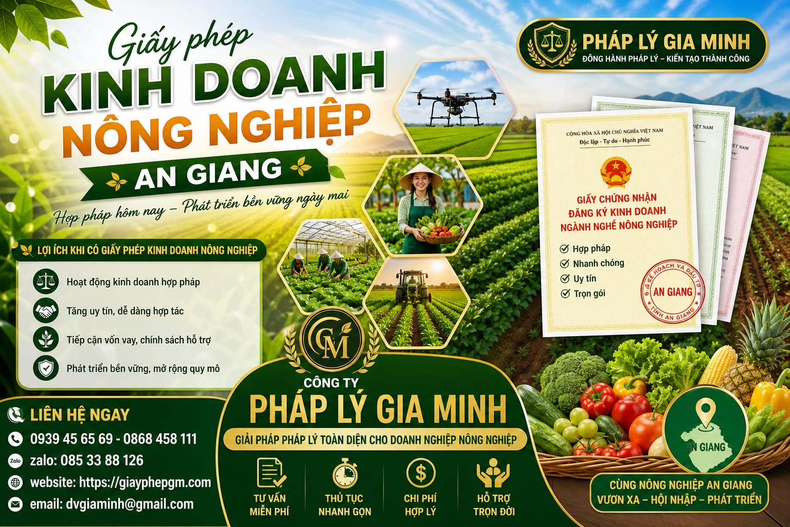 Giấy phép kinh doanh nông nghiệp An Giang