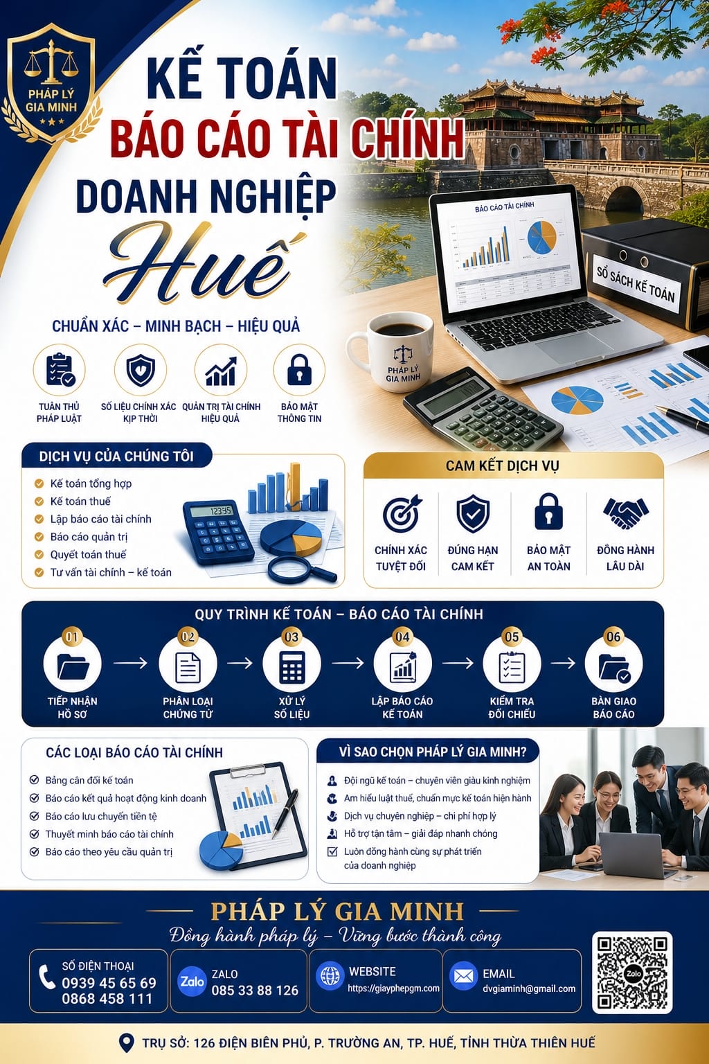 Hồ sơ báo cáo tài chính tại Huế