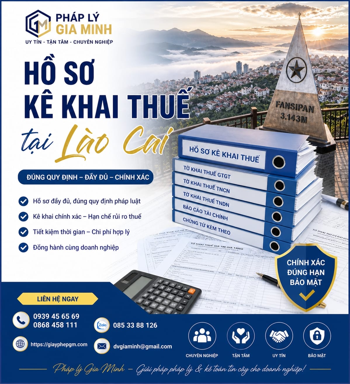 Hồ sơ kê khai thuế tại Lào Cai