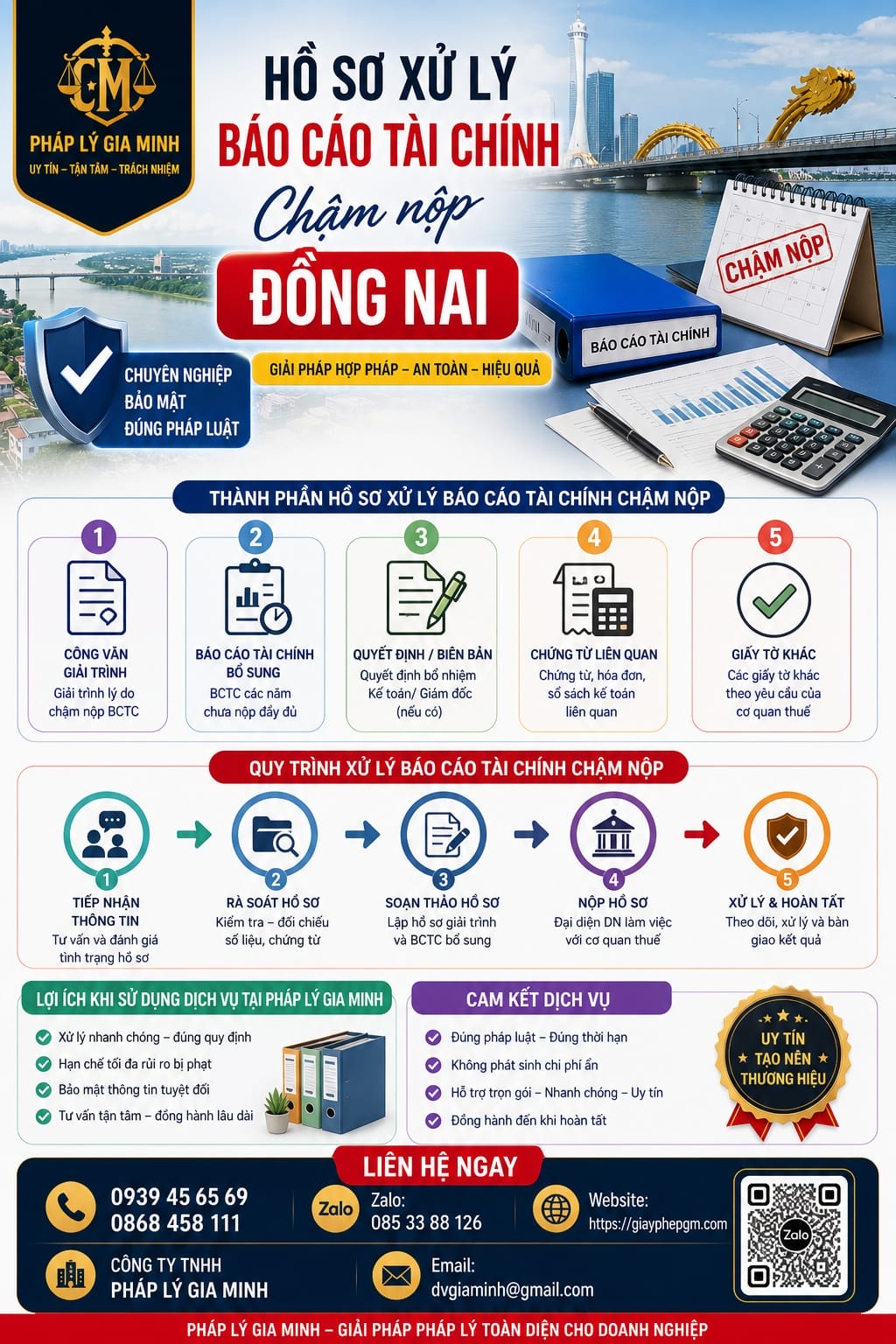 Hồ sơ xử lý báo cáo tài chính chậm nộp Đồng Nai