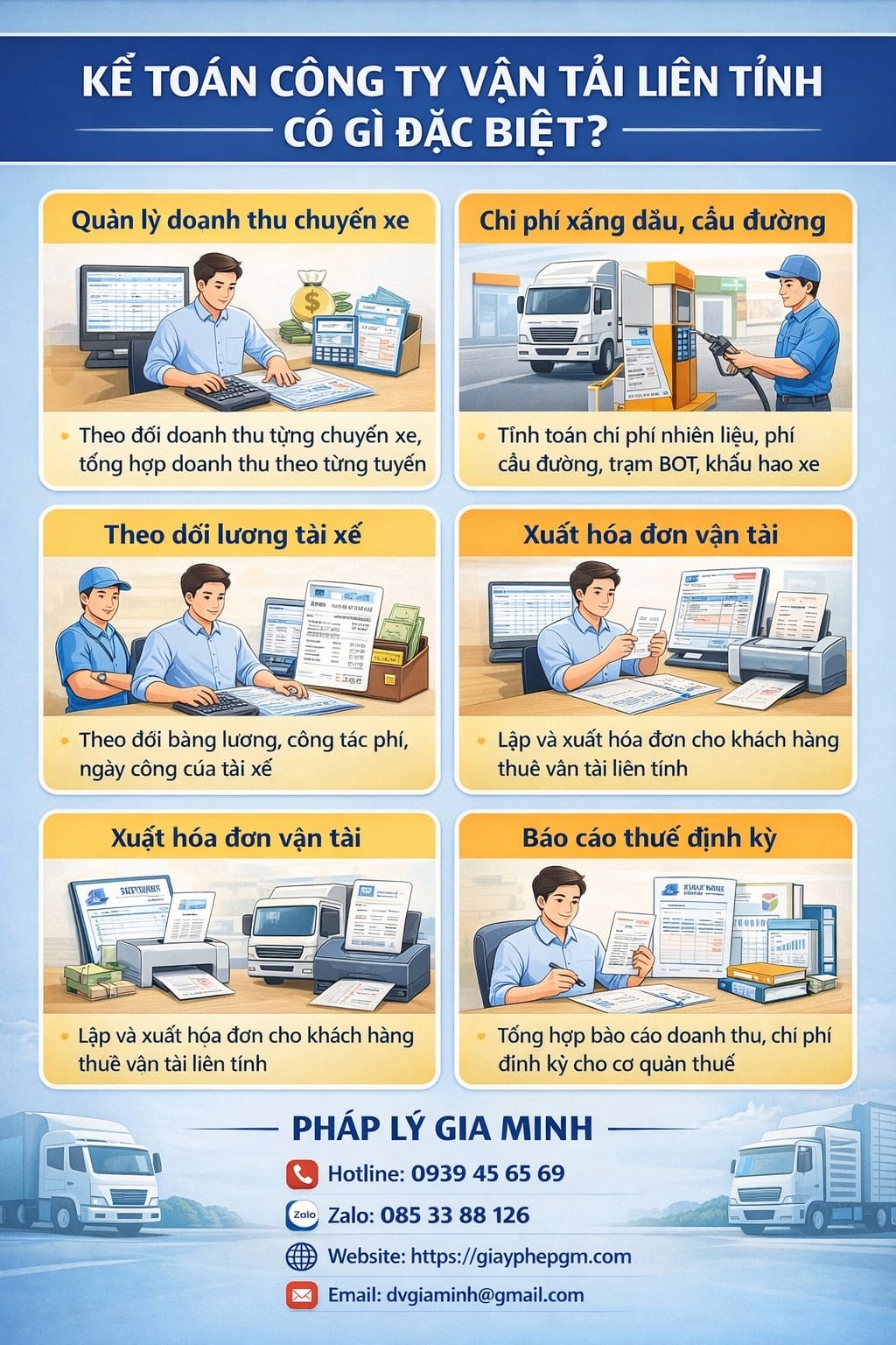 kế toán vận tải liên tỉnh