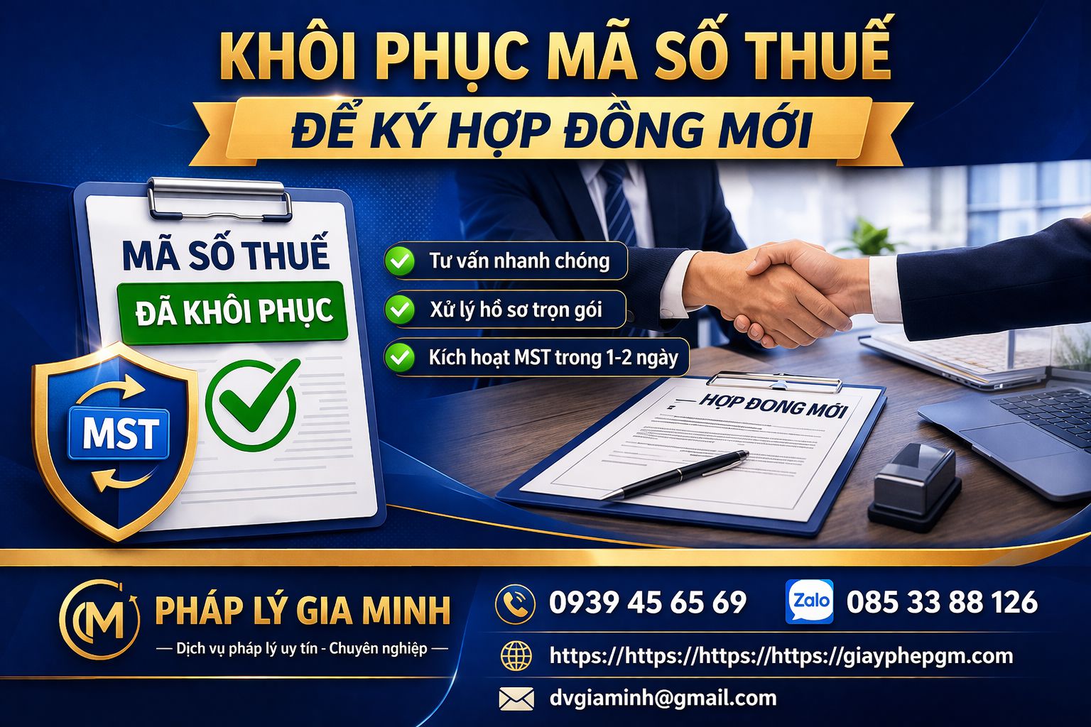 Khôi phục mã số thuế doanh nghiệp