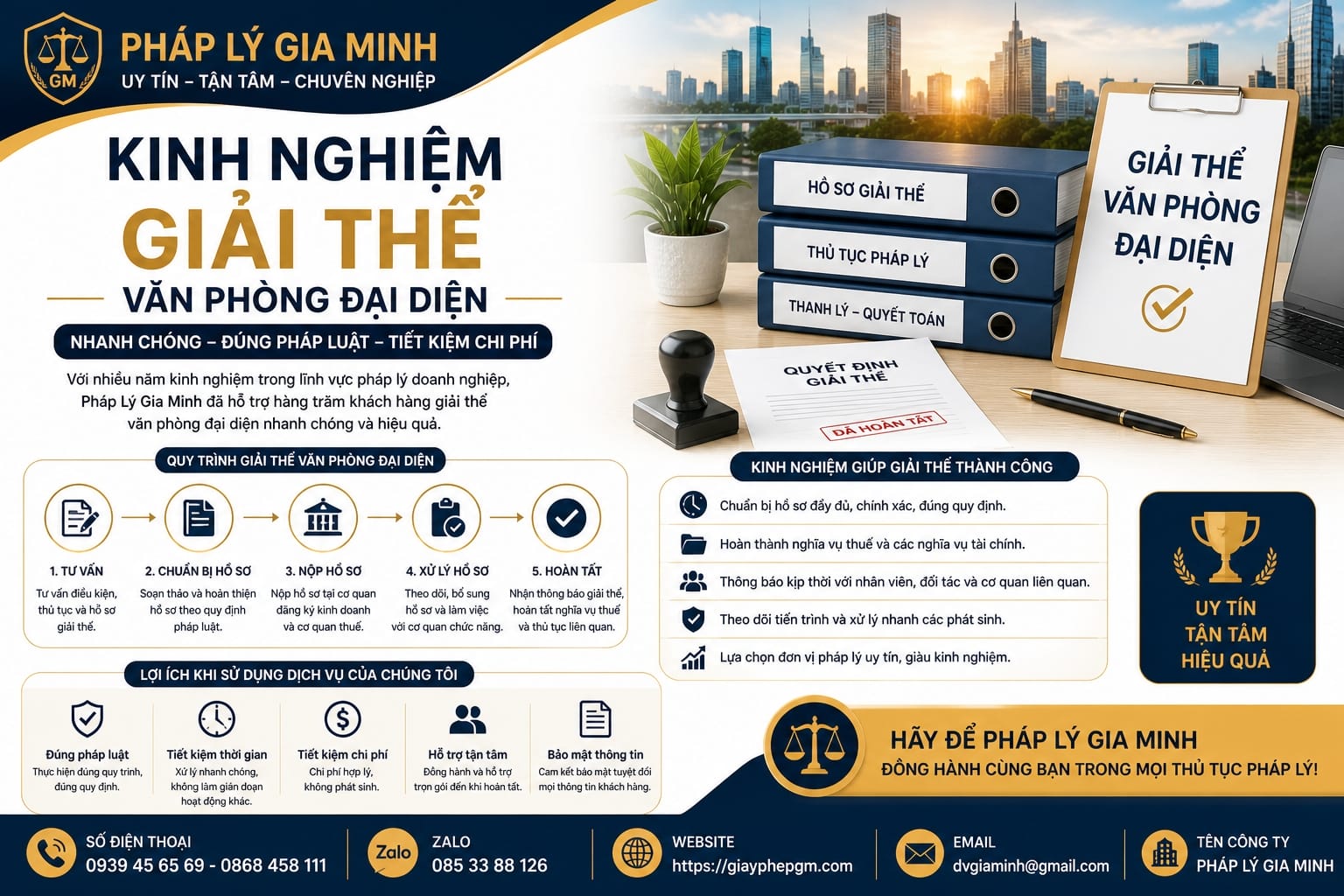 Kinh nghiệm giải thể văn phòng đại diện