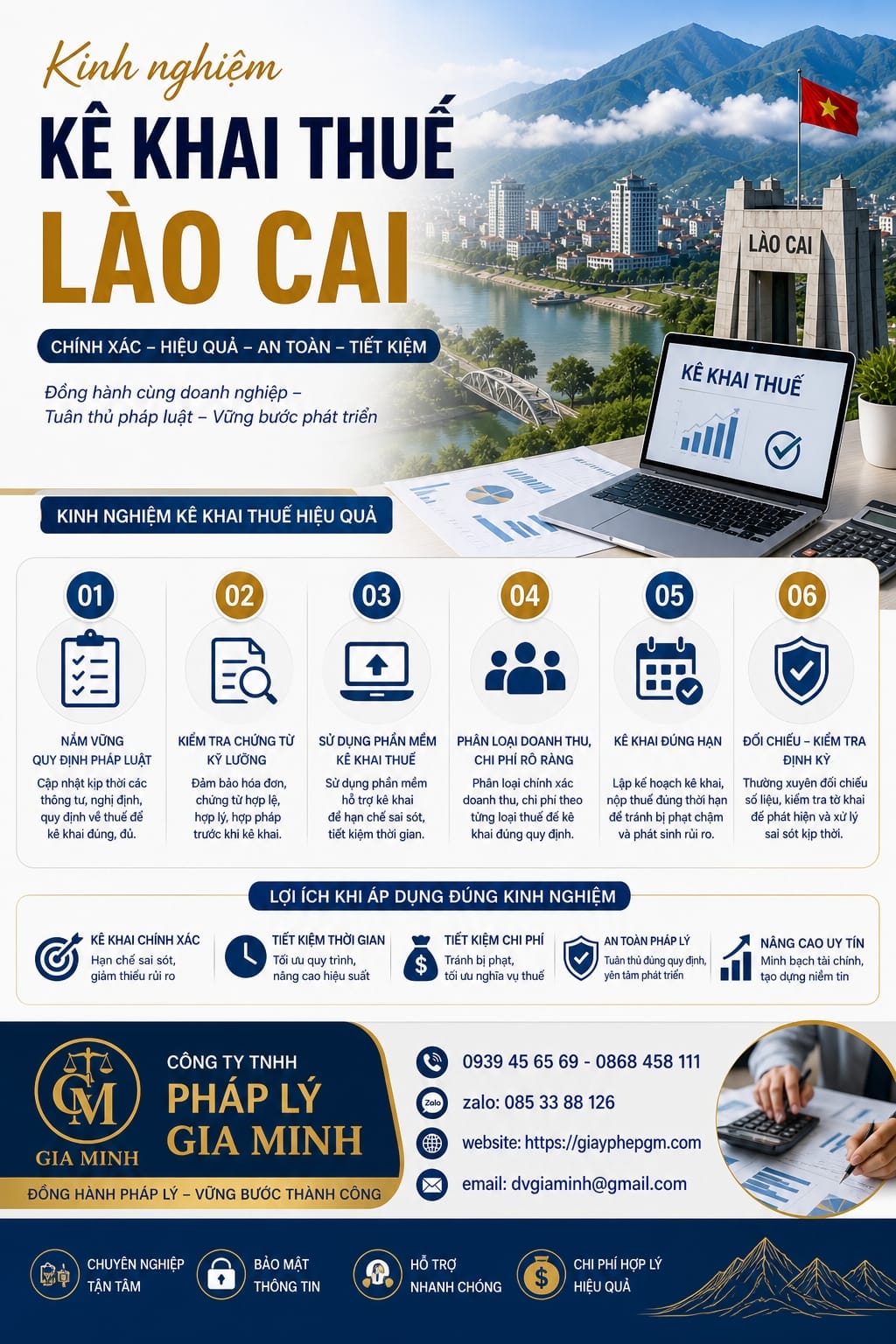 Kinh nghiệm kê khai thuế Lào Cai