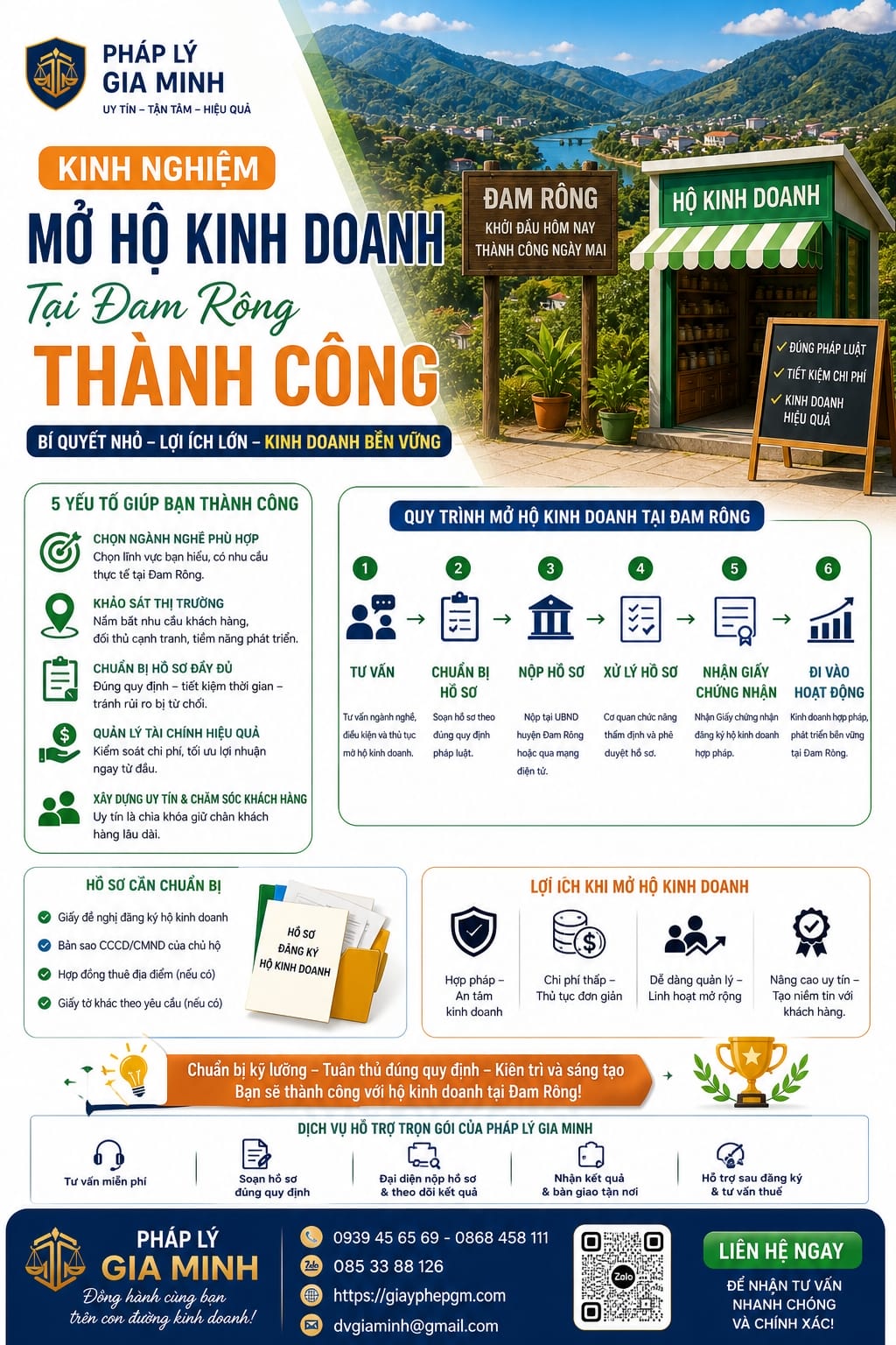 Dịch vụ đăng ký hộ kinh doanh tại Đam Rông nhanh uy tín 15 Kinh nghiệm mở hộ kinh doanh tại Đam Rông thành công