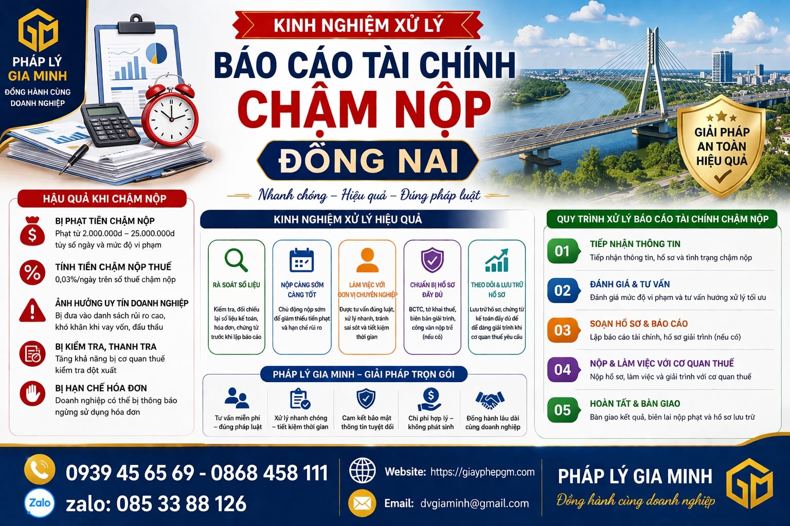 Kinh nghiệm xử lý báo cáo tài chính chậm nộp Đồng Nai