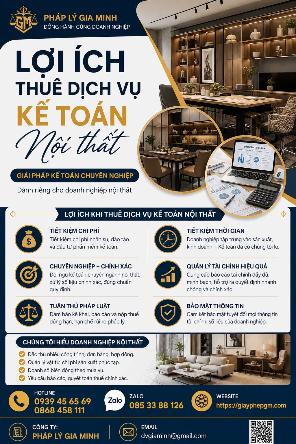 Lợi ích thuê dịch vụ kế toán nội thất