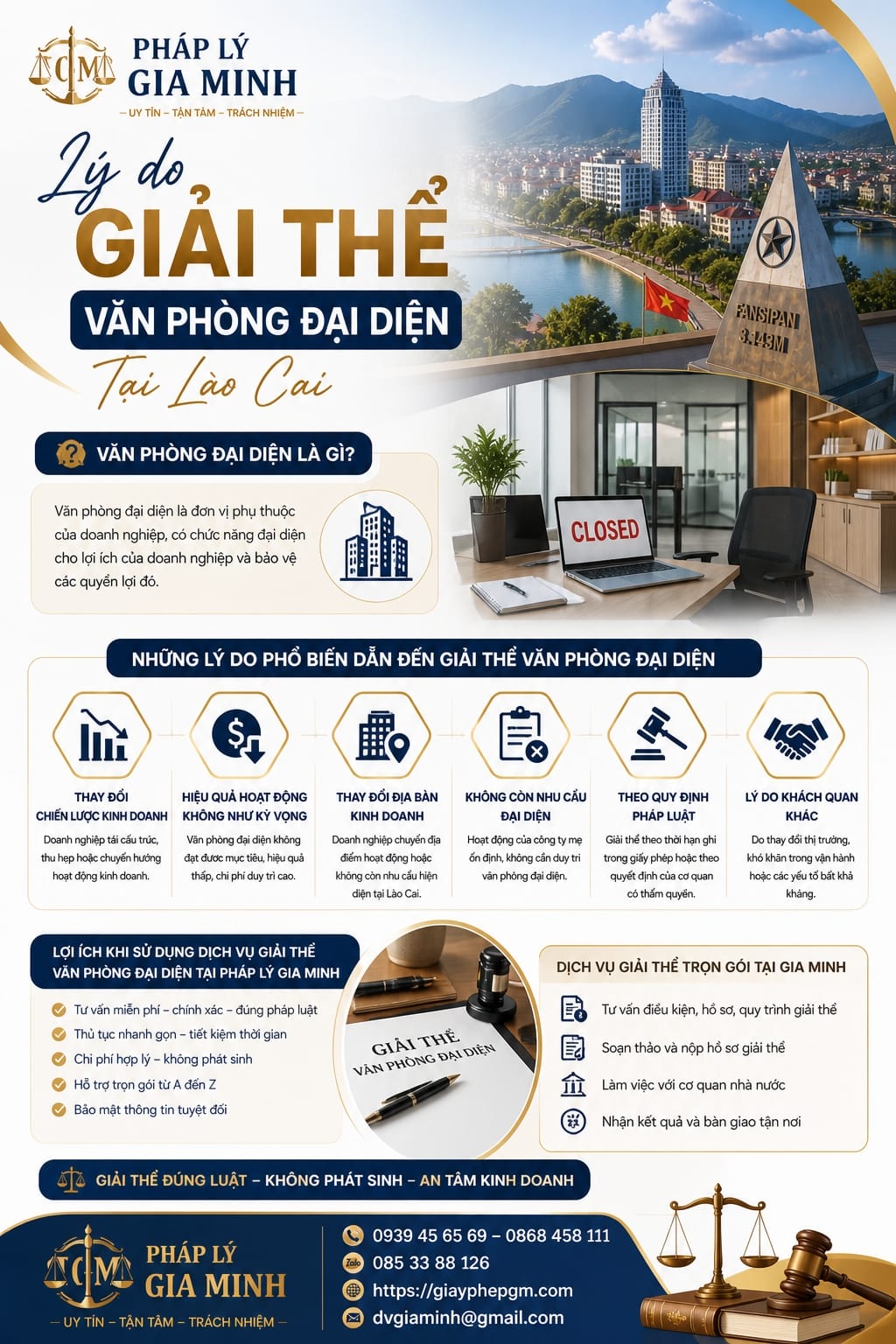 Lý do giải thể văn phòng đại diện