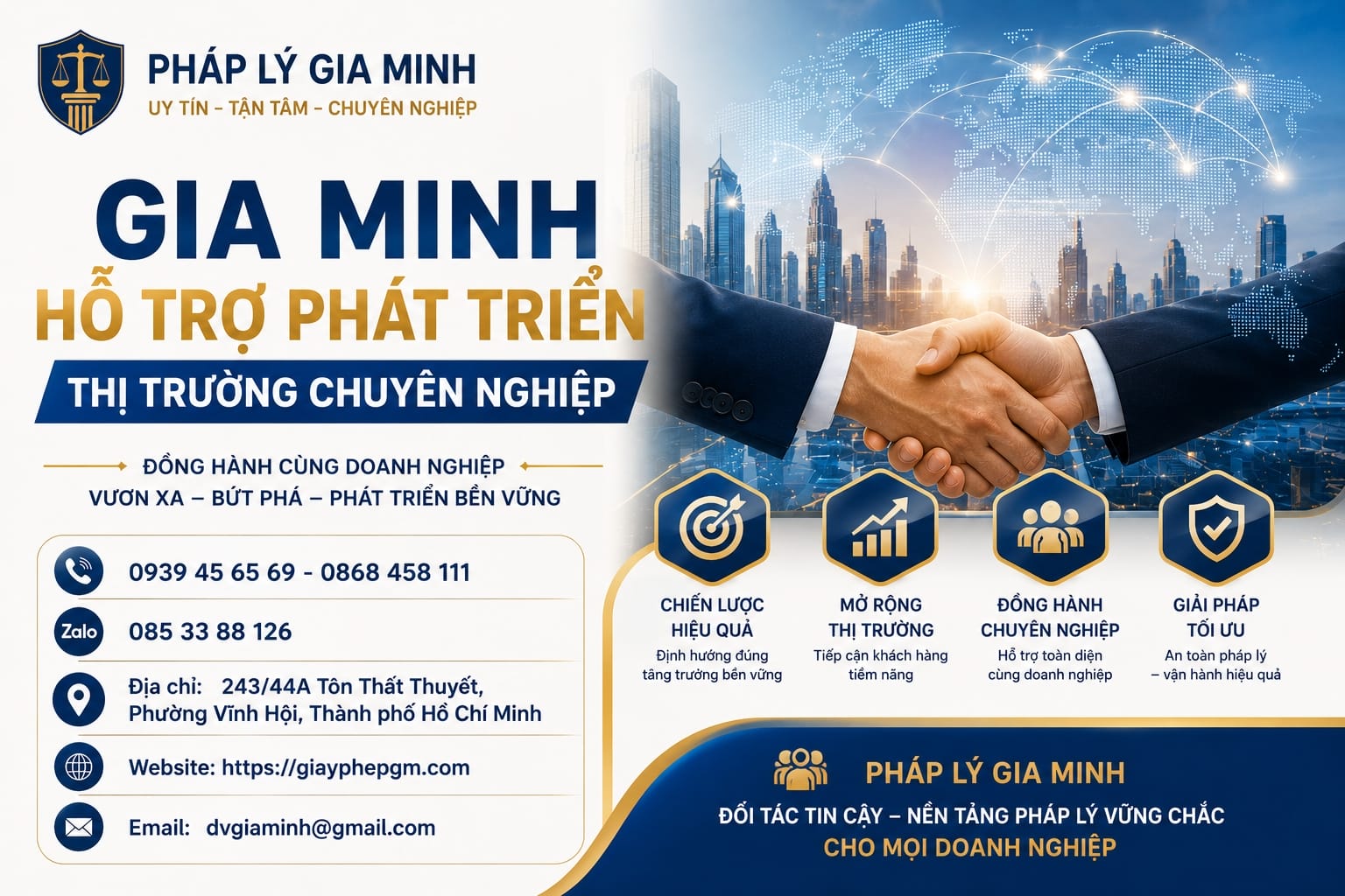 Gia Minh hỗ trợ phát triển thị trường chuyên nghiệp