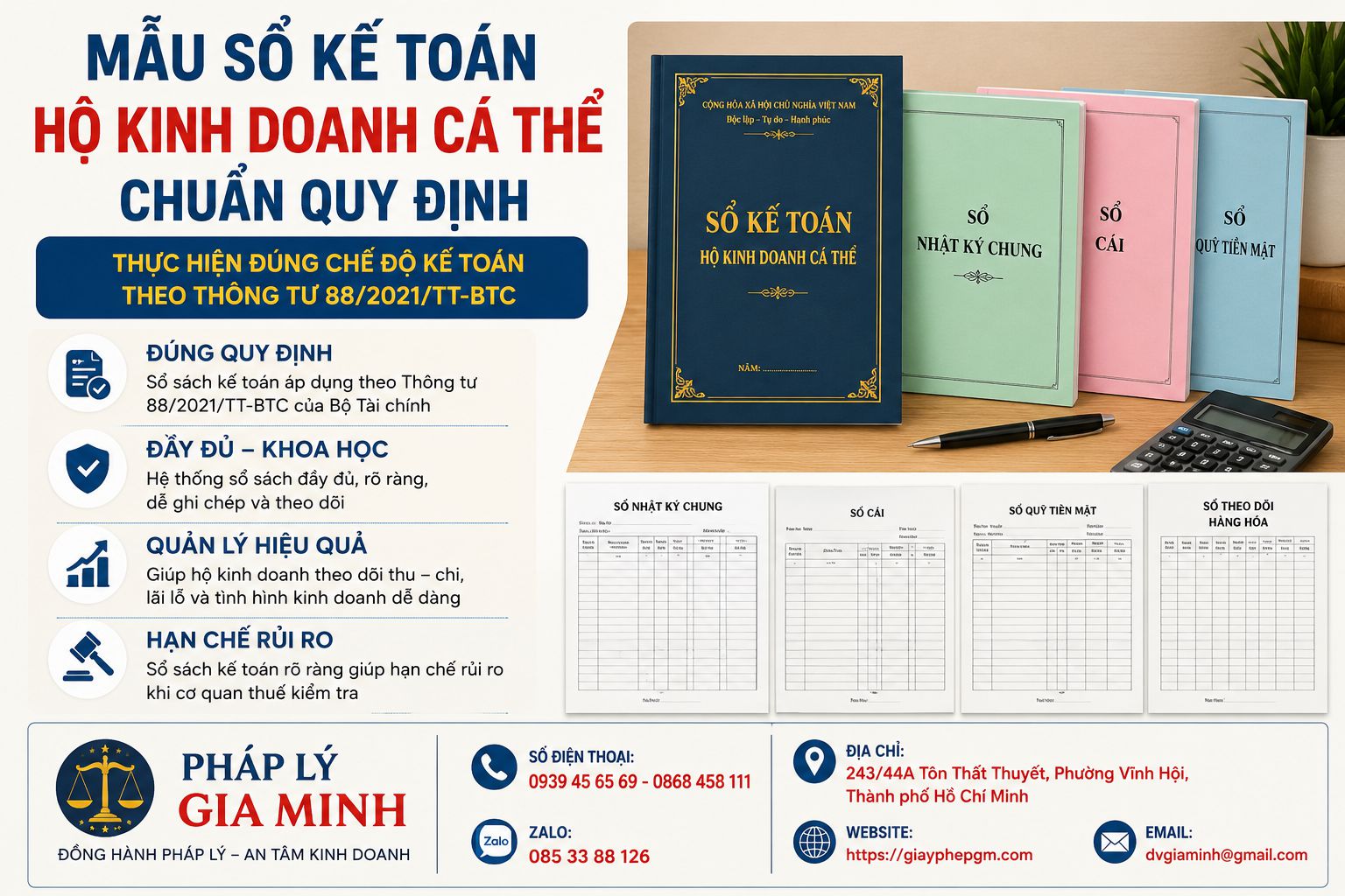 Mẫu sổ kế toán hộ kinh doanh cá thể chuẩn quy định mới nhất