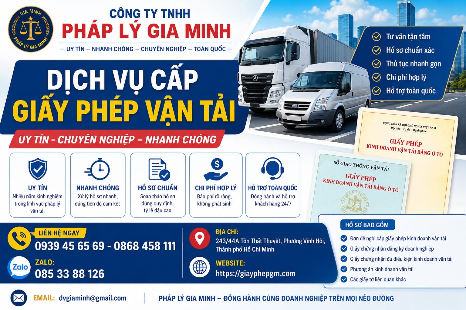 Xin giấy phép vận tải cần đăng kiểm gì mới nhất?