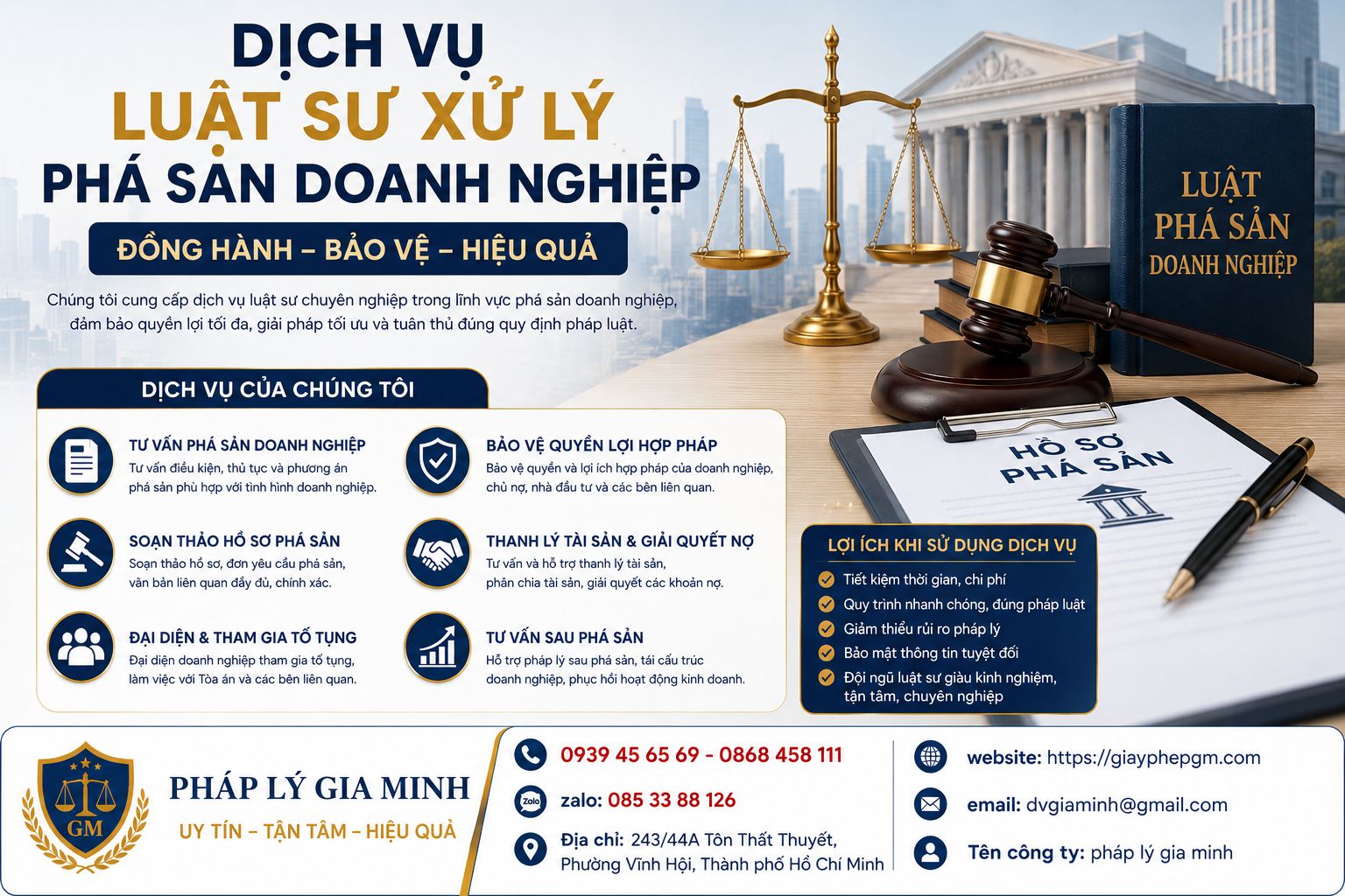 Dịch Vụ Luật Sư Xử Lý Phá Sản Doanh Nghiệp – Giải Pháp Pháp Lý Toàn Diện Cho Doanh Nghiệp Mất Khả Năng Thanh Toán